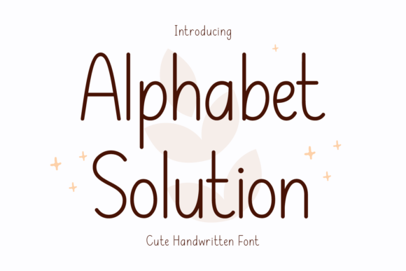 Alphabet Solution: A Designer's Field Test for Branding