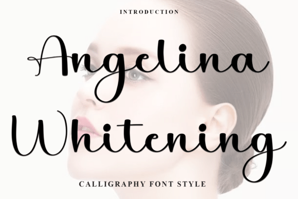 Angelina Whitening: A Timeless Script Font for Branding