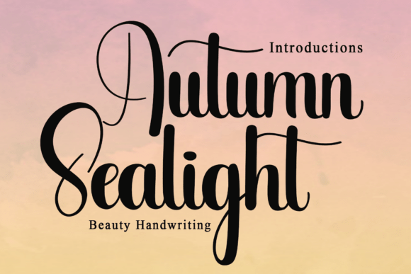 Autumn Sealight Font Review for Campaign Design
