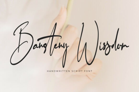 Bansteny Wissdom: A Script Font for Modern Web Design