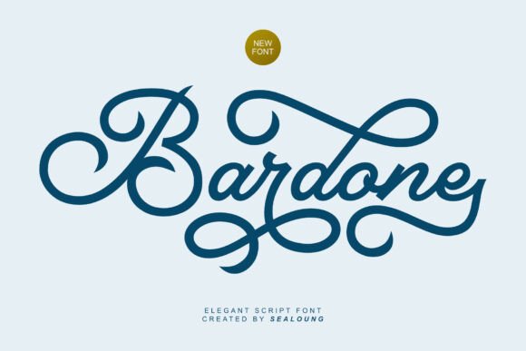 Bardone Font: A Polished Script for Small Business Branding