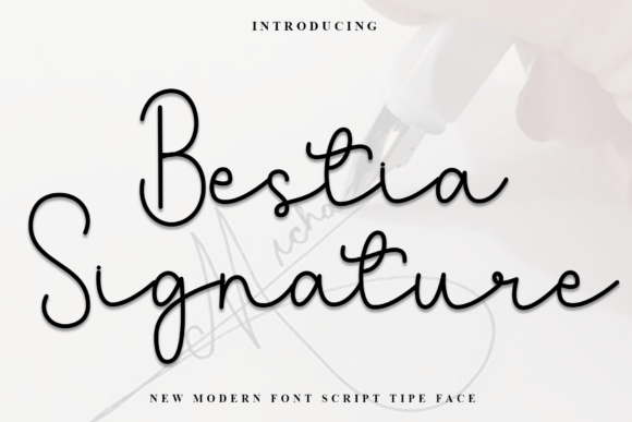 Bestia Signature: A Friendly Typeface for Modern Web Design