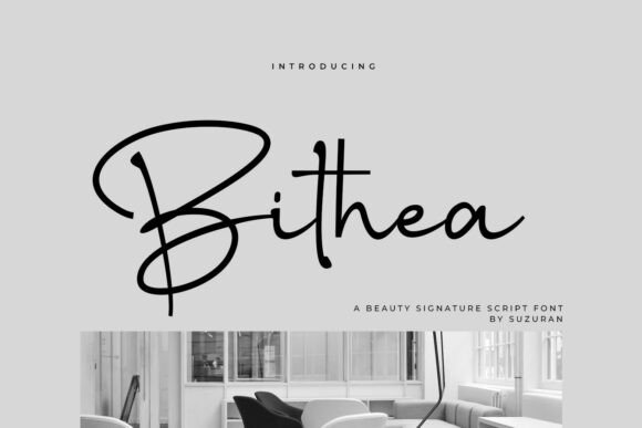 Bithea: The Modern Script Font for Premium Branding