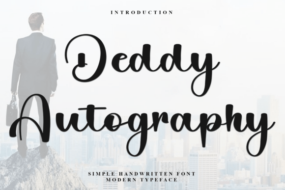 Boost Campaign Clarity with the Deddy Autography Typeface