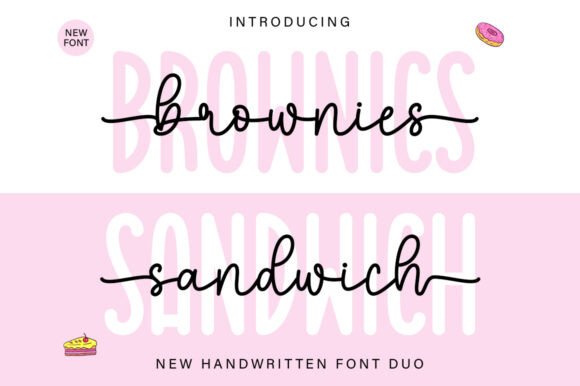 Brownies Sandwich Duo: A Stylish Typeface for Modern Web Design