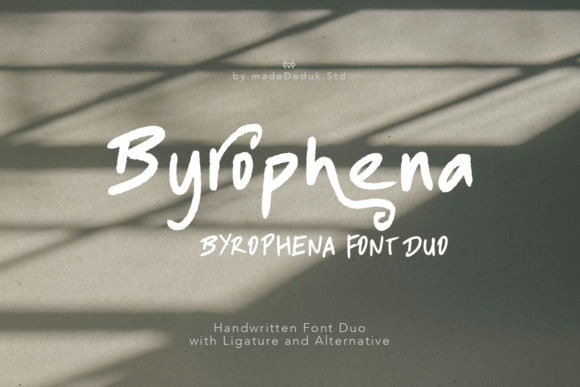Byrophena Font Review: A Dynamic Handwritten Typeface for Brands