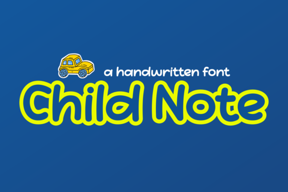 Child Note Font: A Playful Typeface for Makers