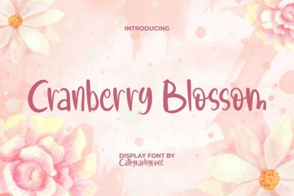 Cranberryblossom Font: Elevate Your Brand Visuals