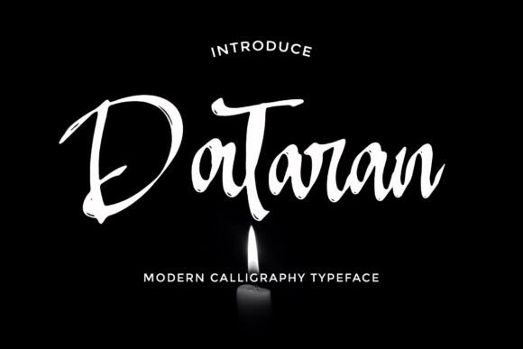 Dataran Font: Elevate Your Campaign Visuals with Modern Calligraphy