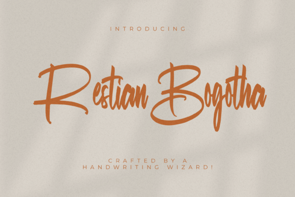 Elevate Your Brand with the Restian Bogotha Typeface