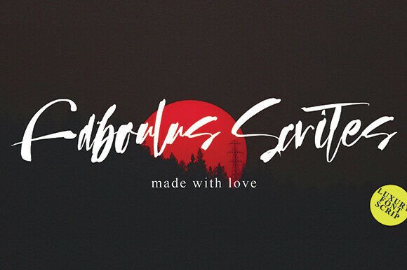 Faboulus Scrites: A Premium Font for Polished Branding
