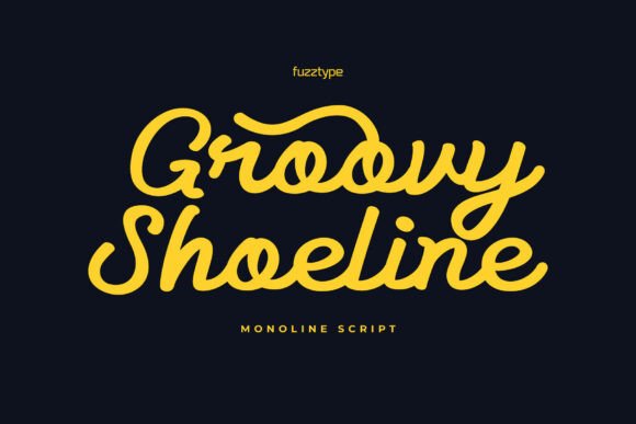 Groovy Shoeline: A Retro Script Typeface for Modern Web Design