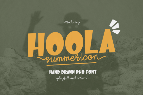 Hoola Summericon Duo: A Playful Font for Small Business Branding