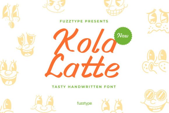 Kola Latte: A Handwritten Font for Editorial Design