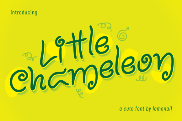 Little Chameleon: A Playful Display Typeface for Campaigns