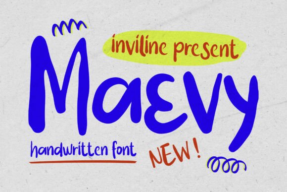 Maevy Regular: A Playful Typeface for Editorial Design