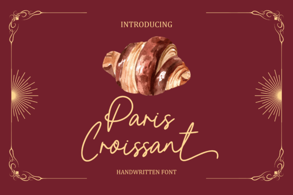 Pariscroissant: The Script Font That Elevates Campaign Visuals