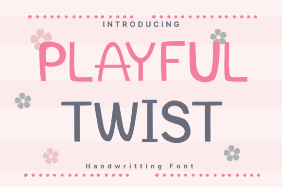 Playful Twist Font for Modern Web Design