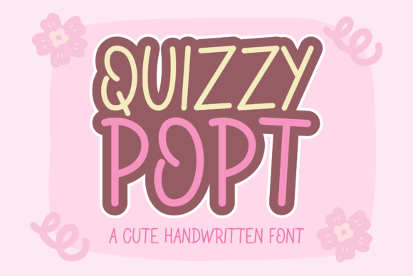 Quizzy Popt: A Playful Typeface for Modern Editorial Design