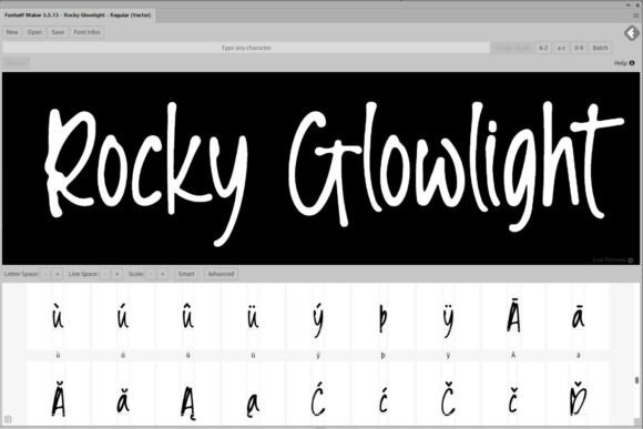 Rocky Glowlight: The Perfect Handwritten Font for Crafters