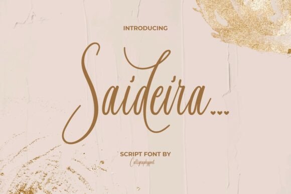 Saideira: The Modern Script Typeface That Elevates Campaigns