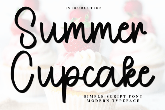 Summer Cupcake Font: A Soft Script for Modern Web Design