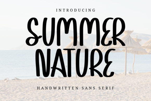 Summer Nature: The Minimalist Font for Authentic Brands