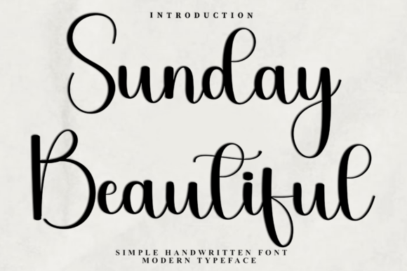 Sunday Beautiful: A Festive Display Font for Web Design