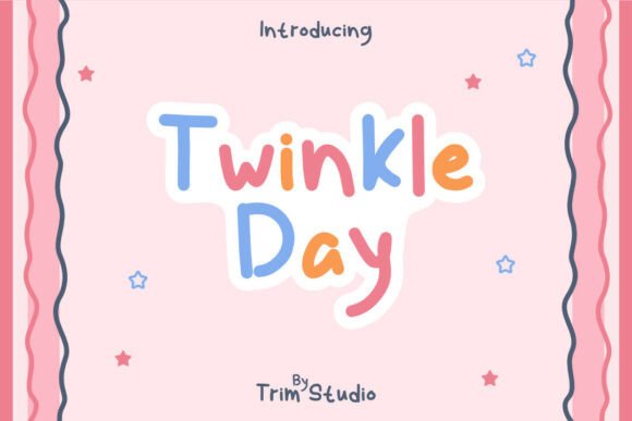 Twinkleday Regular: A Whimsical Typeface for Editorial Charm