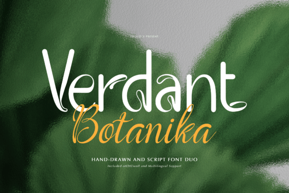 Verdant Botanika: A Natural Typeface for Editorial Design